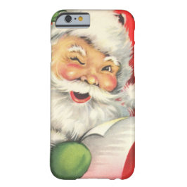 ビンテージクリスマスサンタクロース BARELY THERE iPhone 6 ケース