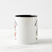 ビンテージクリスマスサンタクロースMUG ツートーンマグカップ (中央)