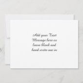 ビンテージクリスマスサンタヘビーメタルロックアンドロール 案内状 (裏面)