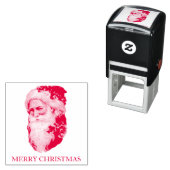 ビンテージクリスマスサンタラバースタンプ セルフインキングスタンプ (インサイチュ)