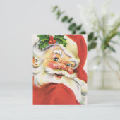 ビンテージクリスマスサンタ シーズンカード (スタンド正面)