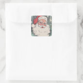 ビンテージクリスマスサンタ スクエアシール (バッグ)