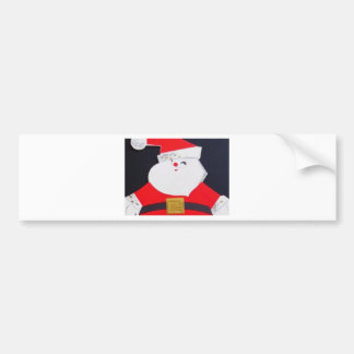 ビンテージクリスマスサンタ バンパーステッカー