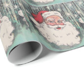 ビンテージクリスマスサンタ ラッピングペーパー (ロールコーナー)