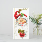 ビンテージクリスマスサン読タの シーズンカード (スタンド正面)