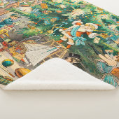 ビンテージクリスマスシェルパブランケット シェルパブランケット (3/4)