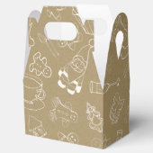 ビンテージクリスマスジンジャーブレッドマンとサンタ フェイバーボックス (オープン)