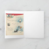 ビンテージクリスマススコッティドッグ シーズンカード (内部)