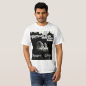 ビンテージクリスマスソングシートカバー Tシャツ (正面フル)