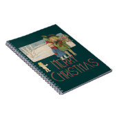 ビンテージクリスマスチルドレンアンドチェルブ ノートブック (右側)