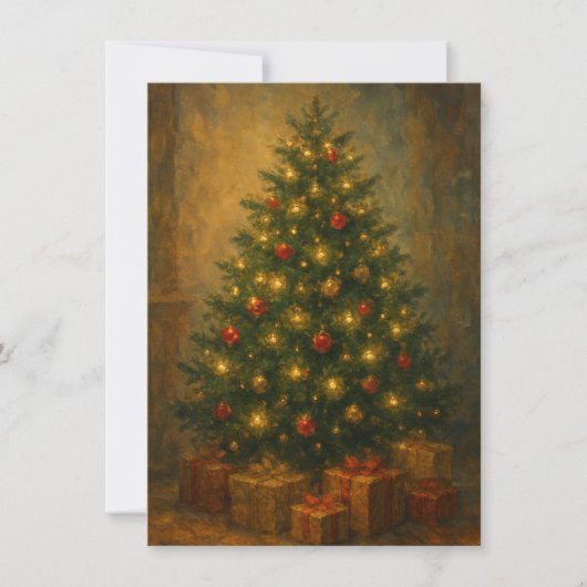 ビンテージクリスマスツエレガントリー シーズンカード (正面)