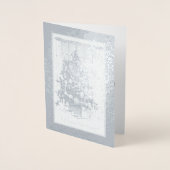 ビンテージクリスマスツリーと写真の追加, ZSSPG 箔カード (正面)