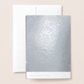 ビンテージクリスマスツリーと写真の追加, ZSSPG 箔カード (裏面封筒付き)