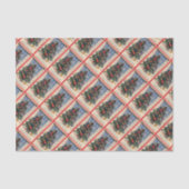 ビンテージクリスマスツリーティッシュペーパー 薄葉紙 (正面)