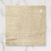 ビンテージクリスマスツリーメッセージカード フェイバータグ (裏面)