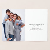 ビンテージクリスマスツリー銀箔カード 箔カード (内部)