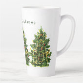 ビンテージクリスマスツリー カフェラテマグ (右)