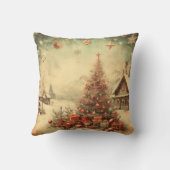 ビンテージクリスマスツリー クッション (裏面)