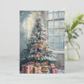ビンテージクリスマスツリー シーズンカード (スタンド正面)