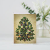 ビンテージクリスマスツリー シーズンポストカード (スタンド正面)