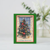 ビンテージクリスマスツリー シーズンポストカード (スタンド正面)