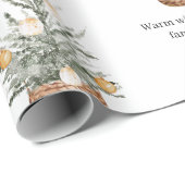 ビンテージクリスマスツリー |ハッピーホリデー ラッピングペーパー (ロールコーナー)