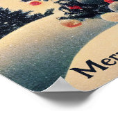 ビンテージクリスマスツリー ポスター (角)