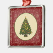 ビンテージクリスマスツリー メタルオーナメント (左)