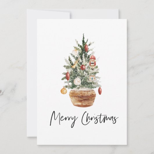 ビンテージクリスマスツリー |メリークリスマス (正面)