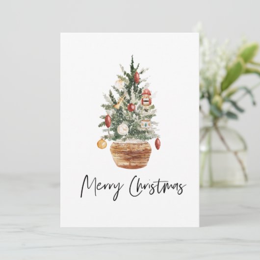 ビンテージクリスマスツリー |メリークリスマス (スタンド正面)