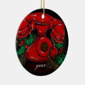 ビンテージクリスマステレフォンオーナメント セラミックオーナメント (右)