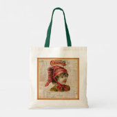 ビンテージクリスマストートバッグ トートバッグ (裏面)