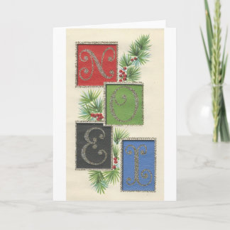 ビンテージクリスマスノエル シーズンカード