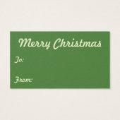 ビンテージクリスマスハウスインフォレスト冬の雪 (裏面)