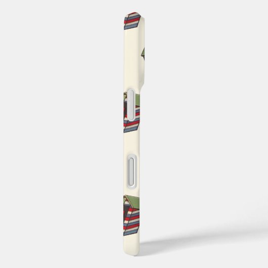 ビンテージクリスマスパターン、くるみ割り玩具兵士 Case-Mate iPhoneケース (裏面 / 右)