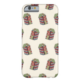 ビンテージクリスマスパターン、くるみ割り玩具兵士 iPhone 16ケース