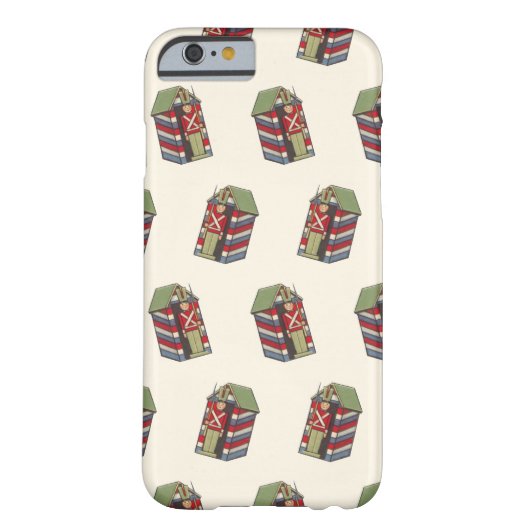 ビンテージクリスマスパターン、くるみ割り玩具兵士 Case-Mate iPhoneケース (裏面)