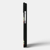 ビンテージクリスマスパターン、リースのメリークリスマス Case-Mate iPhoneケース (裏面 / 左)