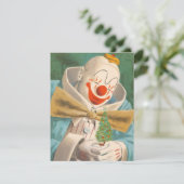 ビンテージクリスマスピエロホールディングツリー シーズンカード (スタンド正面)