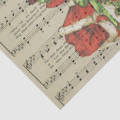 ビンテージクリスマスファッションミュージックシートデコパージュ 薄葉紙 (詳細)