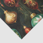 ビンテージクリスマスファンタジーフローラオーナメントパターン 薄葉紙 (詳細)