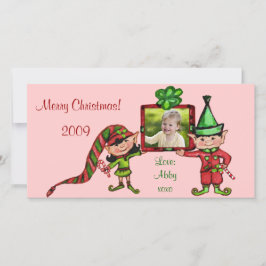 ビンテージクリスマスフォトカード シーズンカード