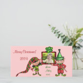 ビンテージクリスマスフォトカード シーズンカード (スタンド正面)