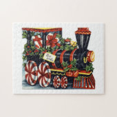 ビンテージクリスマスホリデートレイン ジグソーパズル (横)
