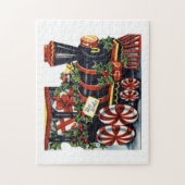 ビンテージクリスマスホリデートレイン ジグソーパズル (縦)