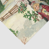 ビンテージクリスマスホリデーファミリーパーティーティッシュ 薄葉紙 (詳細)
