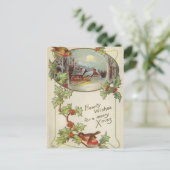 ビンテージクリスマスポストカード シーズンポストカード (スタンド正面)