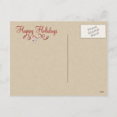 ビンテージクリスマスポストカード シーズンポストカード (裏面)