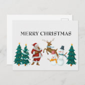 ビンテージクリスマスポストカード ポストカード (正面/裏面)