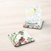 ビンテージクリスマスロビン コースター (右側)